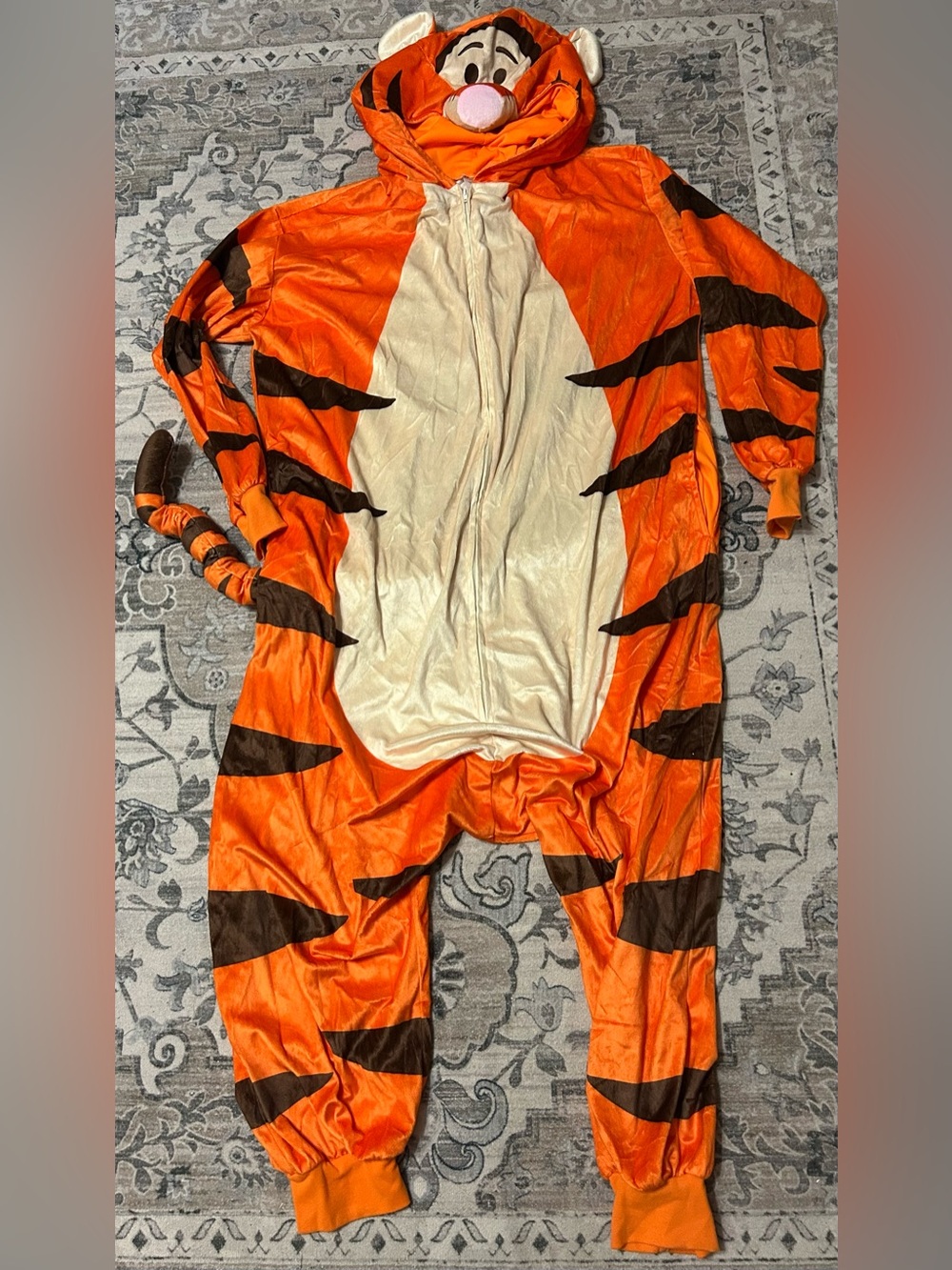 Disney Tigger Costume Adult One Size Winnie The Pooh Halloween Tiger Cosplay